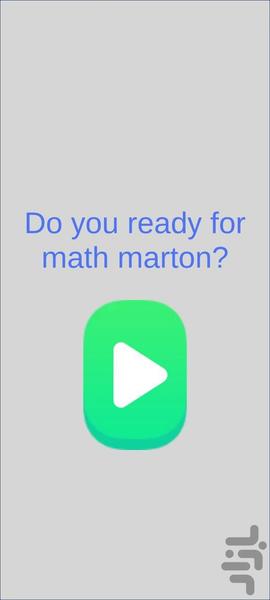 Math marathon - Gameplay image of android game