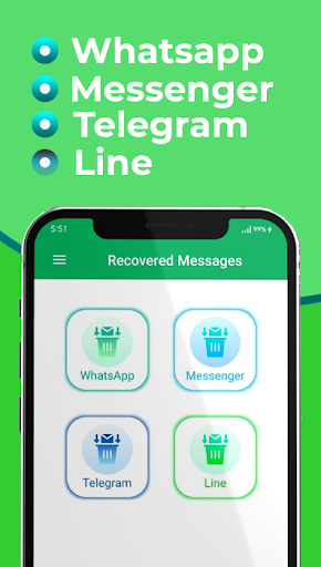 All Deleted Messages Recovered - Image screenshot of android app