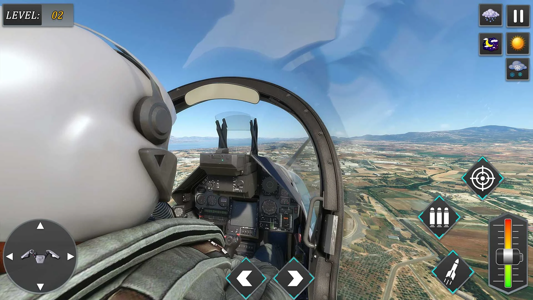 Fighter Jet Air Strike Game - Gameplay image of android game