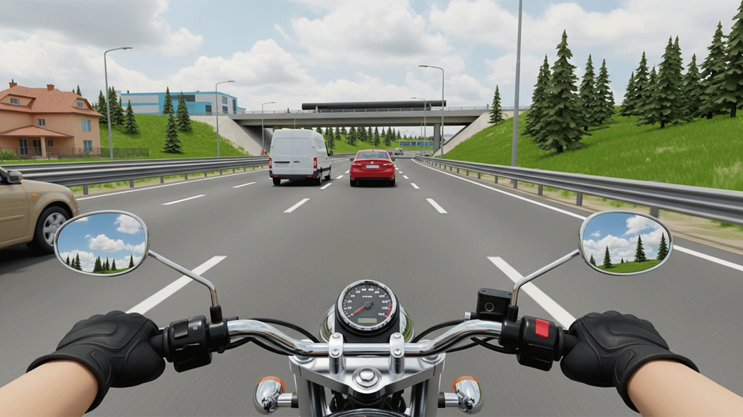 Open World Traffic Bike Rider - عکس بازی موبایلی اندروید