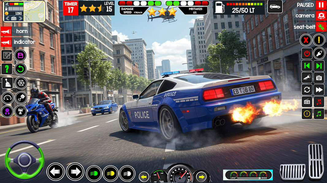 US City Police Game Cop Chase - Gameplay image of android game