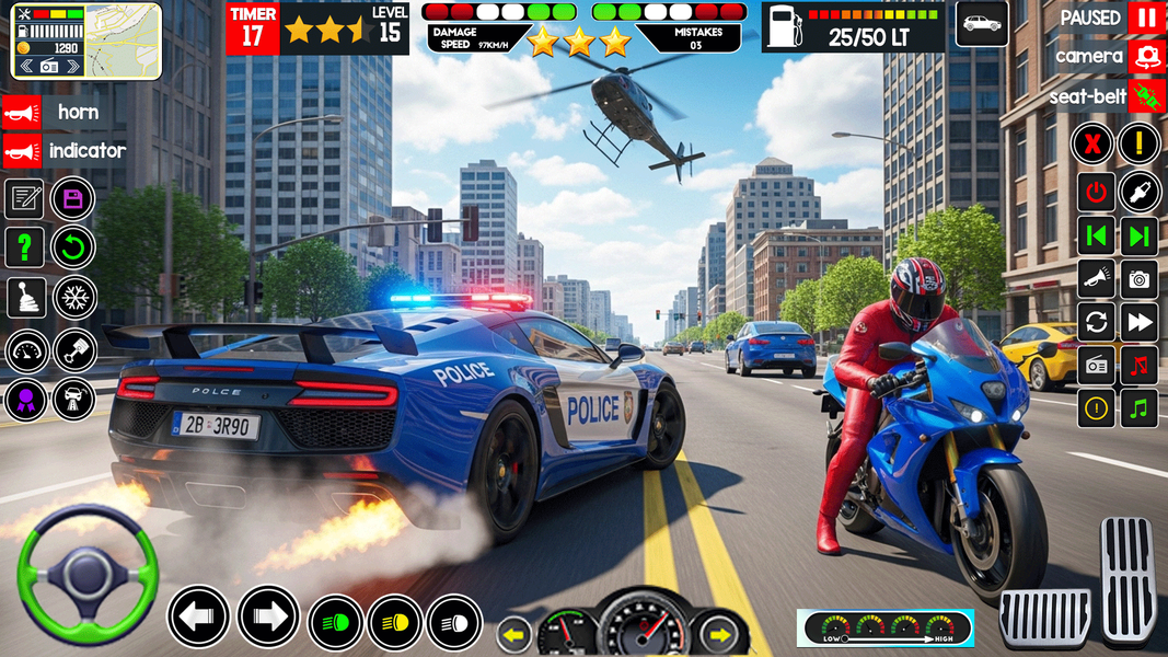 US City Police Game Cop Chase - عکس بازی موبایلی اندروید