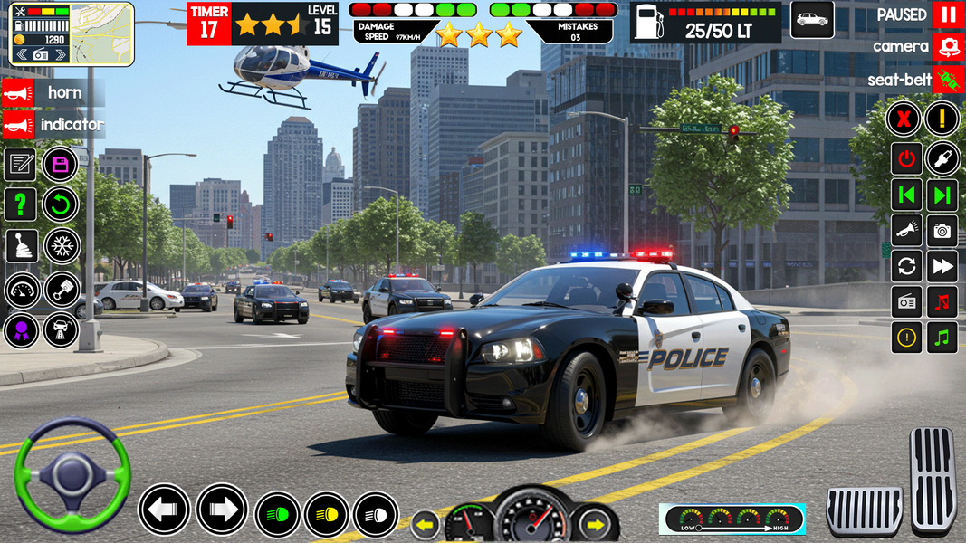 US City Police Game Cop Chase - Gameplay image of android game