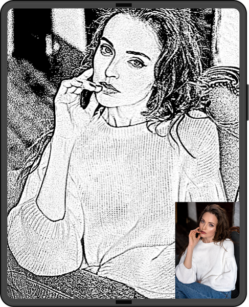 Pencil Photo Sketch Art Editor - Image screenshot of android app