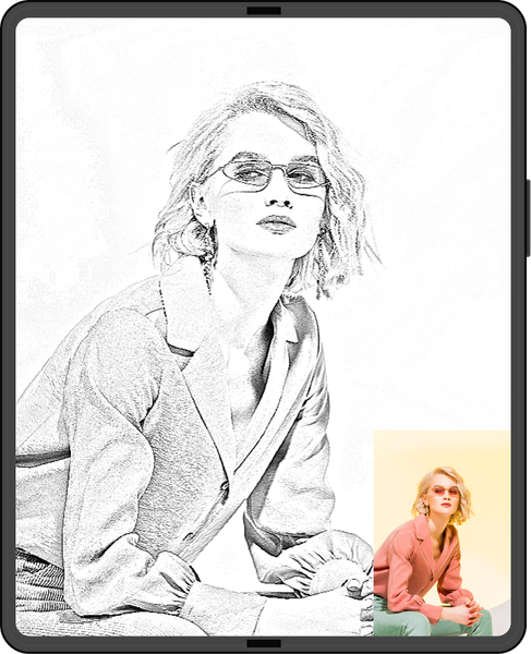 Pencil Photo Sketch Art Editor - Image screenshot of android app