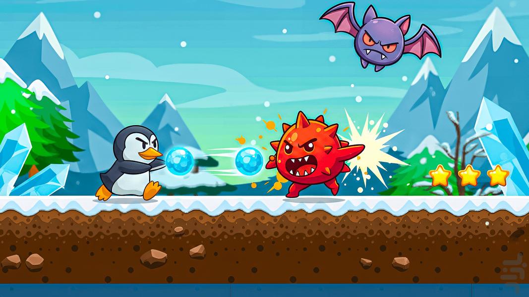 عصر یخبندان پنگوئنها - Gameplay image of android game