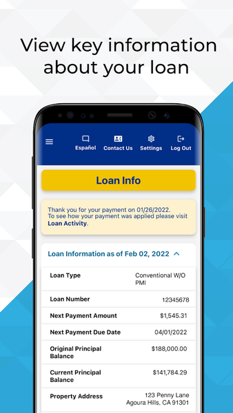 PENNYMAC MOBILE - Image screenshot of android app