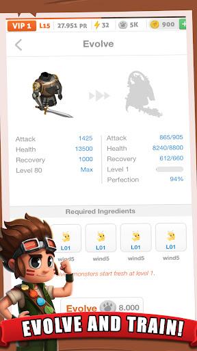 Battle Camp - Monster Catching - Gameplay image of android game