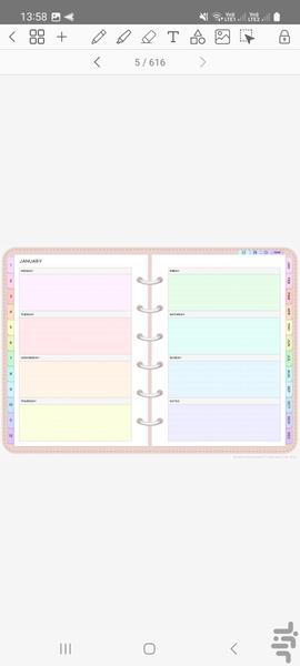 penly برنامه ریزی - عکس برنامه موبایلی اندروید