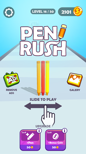 Pen Rush - Gameplay image of android game