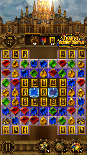 Jewel Secret Castle: Match ۳ - عکس بازی موبایلی اندروید