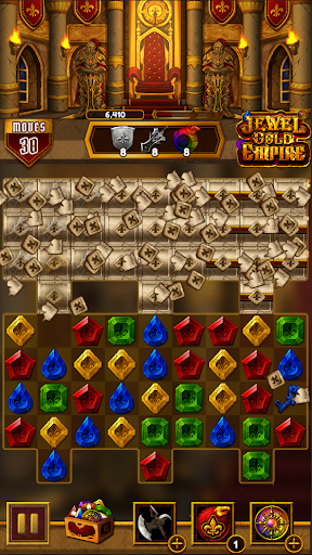 Jewel Gold Empire : Match 3 - Gameplay image of android game