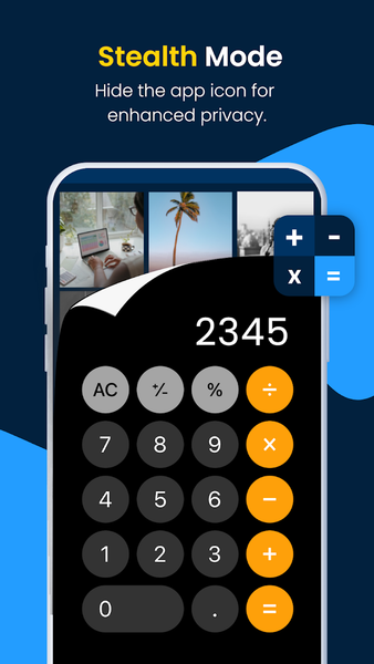 Calculator Vault: Hide Photos - عکس برنامه موبایلی اندروید