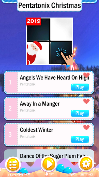 Christmast Song Magic : Piano - Gameplay image of android game