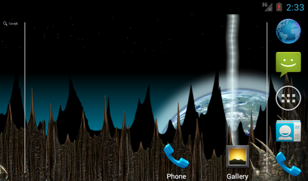 Alien Planet LWP - Image screenshot of android app