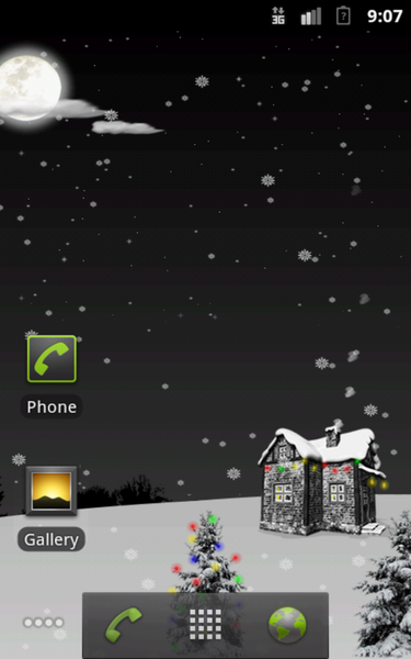 Christmas Snow LWP - Image screenshot of android app
