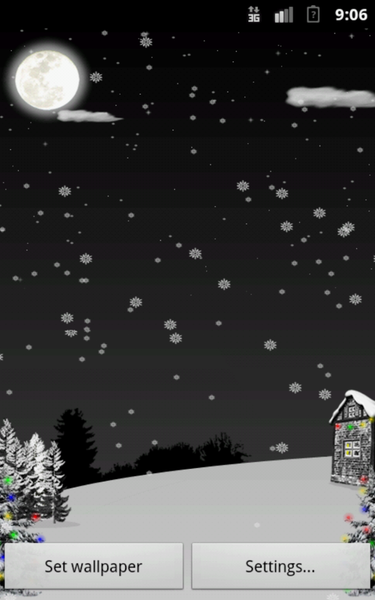 Christmas Snow LWP - Image screenshot of android app