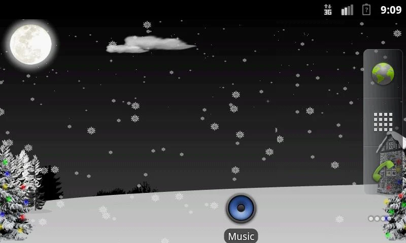Christmas Snow LWP - Image screenshot of android app