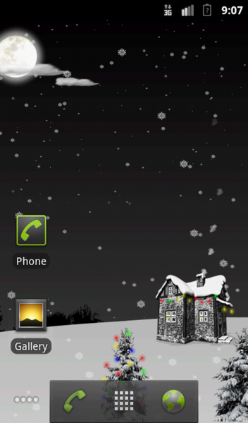 Christmas Snow LWP - Image screenshot of android app
