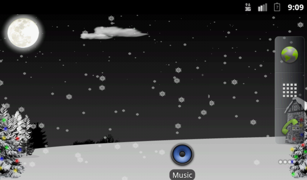 Christmas Snow LWP - Image screenshot of android app