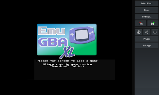 EmuGBA XL - عکس برنامه موبایلی اندروید