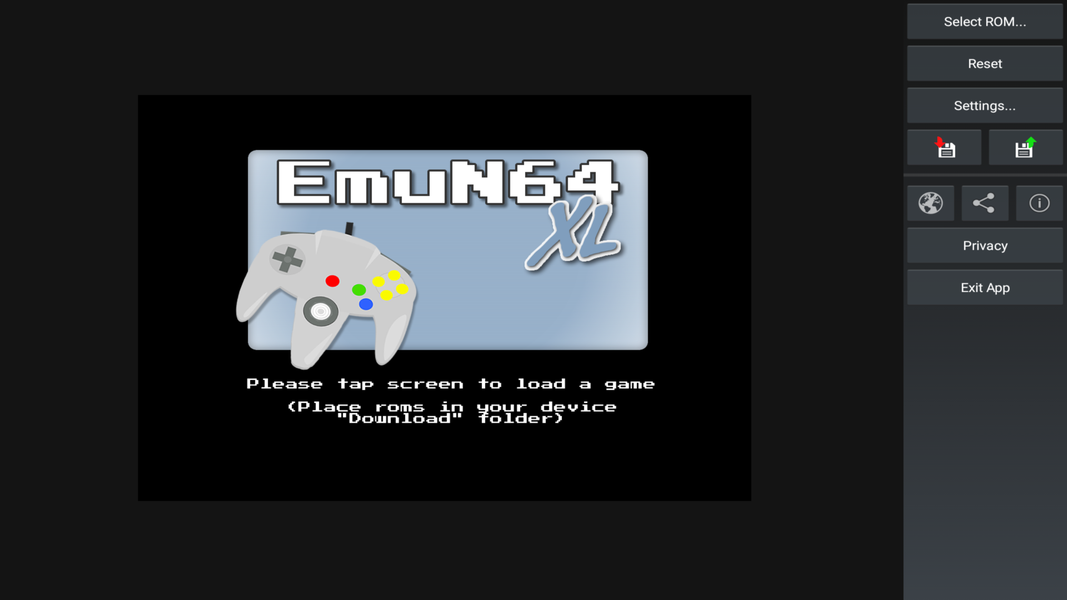 EmuN64 XL - Gameplay image of android game