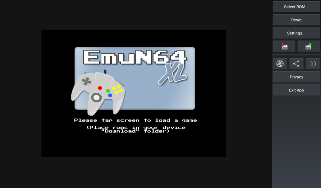 EmuN64 XL - Gameplay image of android game