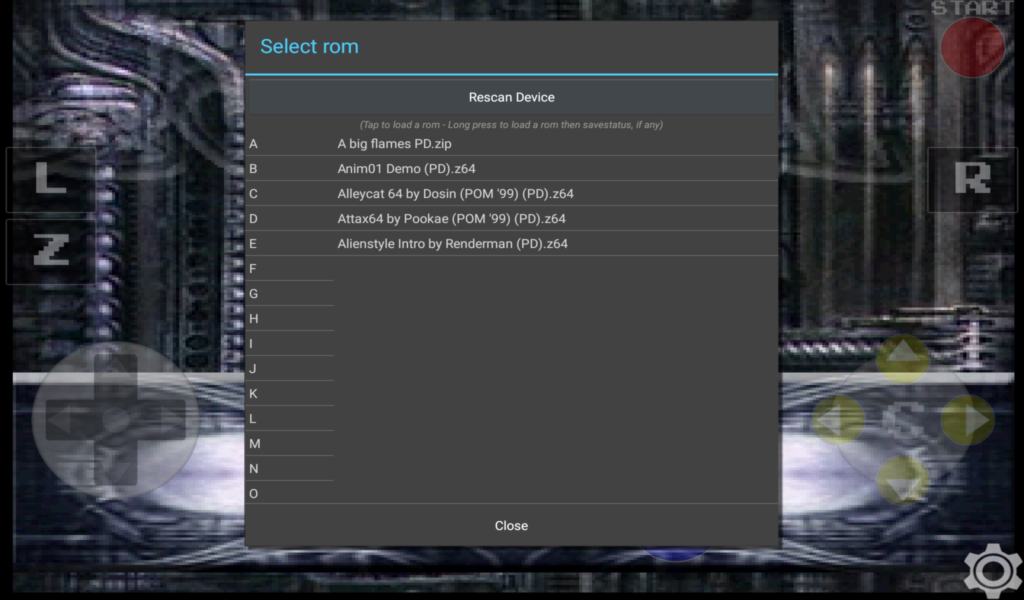 EmuN64 XL - Gameplay image of android game