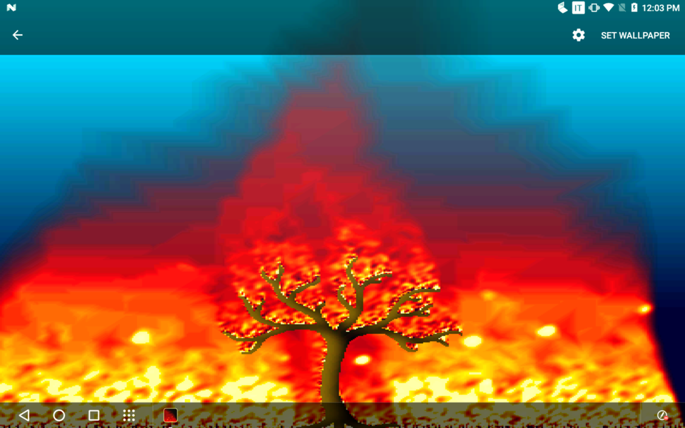 Flames LWP - عکس برنامه موبایلی اندروید