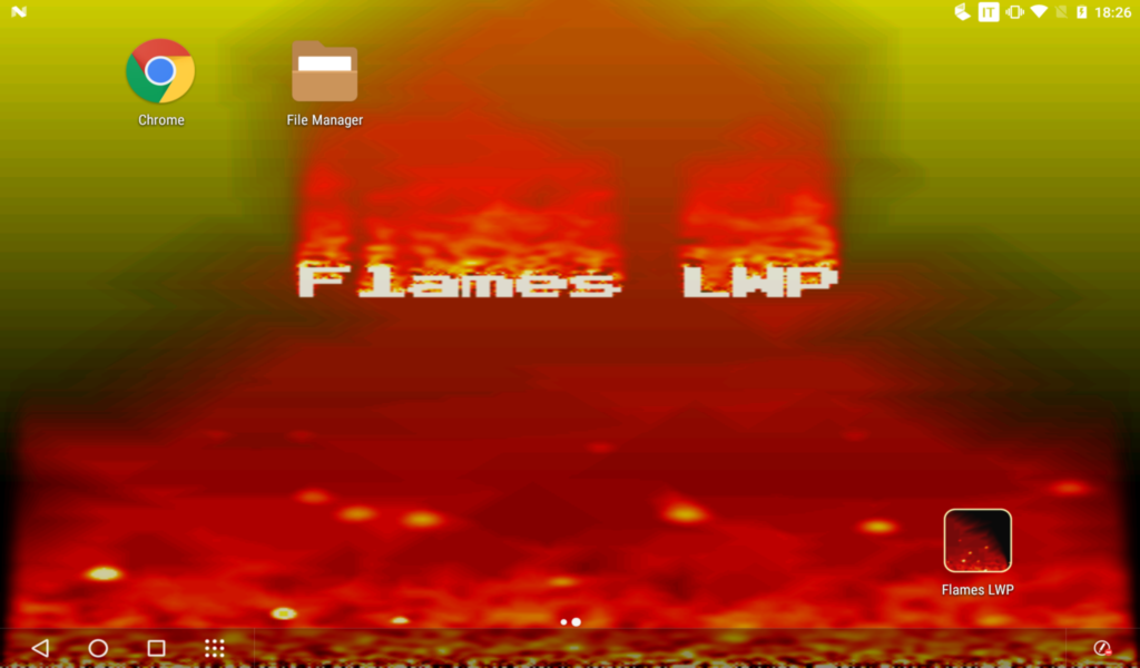 Flames LWP - عکس برنامه موبایلی اندروید