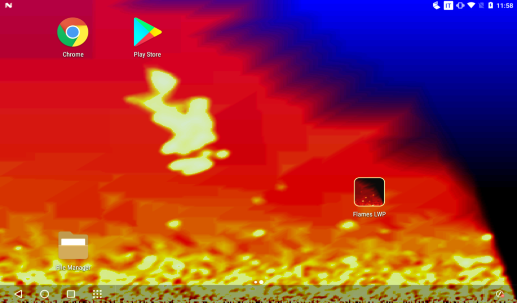 Flames LWP - عکس برنامه موبایلی اندروید