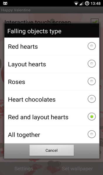 Happy Valentine LWP - Image screenshot of android app