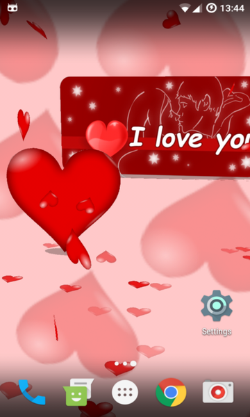 Happy Valentine LWP - Image screenshot of android app