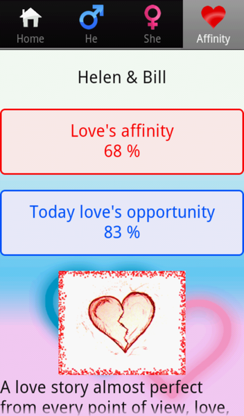 Love Test - عکس برنامه موبایلی اندروید