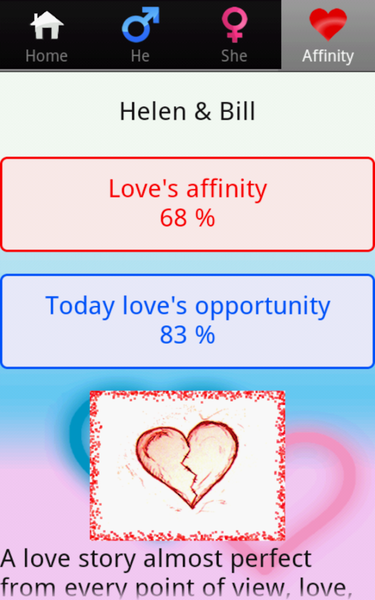 Love Test - عکس برنامه موبایلی اندروید