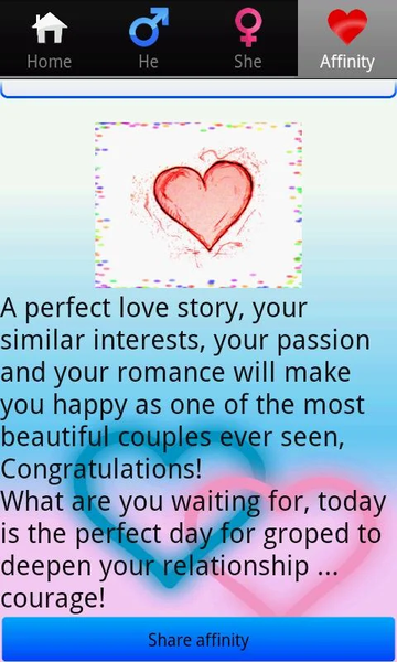 Love Test - عکس برنامه موبایلی اندروید