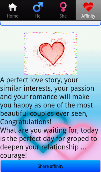Love Test - عکس برنامه موبایلی اندروید