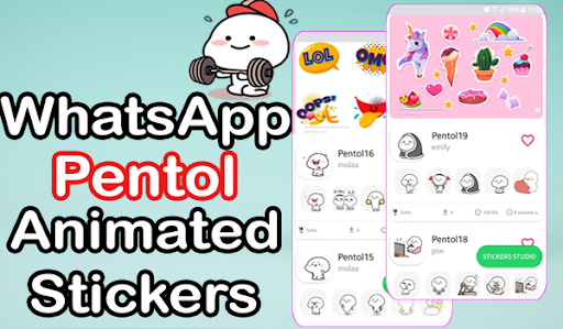 Stiker WhatsApp Lucu PNG/GIF Download Free