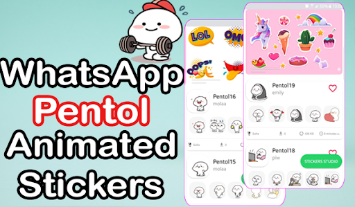 Pentol stickers Maker Animated for whatsapp 🤗 - Image screenshot of android app
