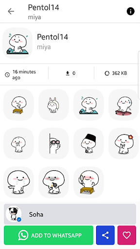 Pentol stickers Maker Animated for whatsapp 🤗 - عکس برنامه موبایلی اندروید