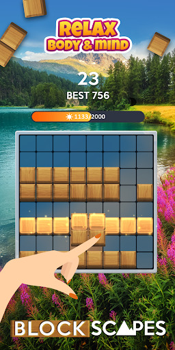 Blockscapes - Block Puzzle - Gameplay image of android game