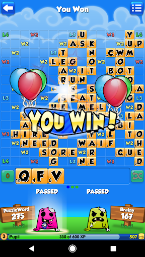 Word Chums - Gameplay image of android game
