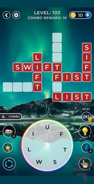Word Connect: Crossword Game - Gameplay image of android game