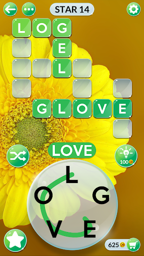 Wordscapes In Bloom - Gameplay image of android game