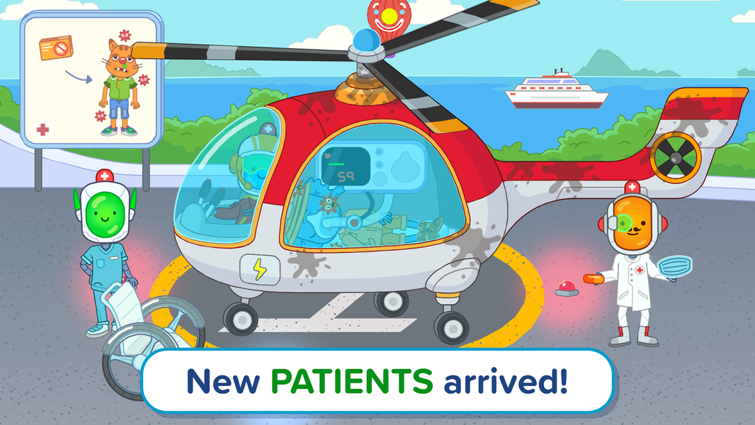 Pepi Hospital 2: Flu Clinic - Gameplay image of android game