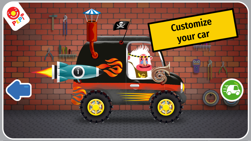 Pepi Ride: fun car racing - عکس بازی موبایلی اندروید