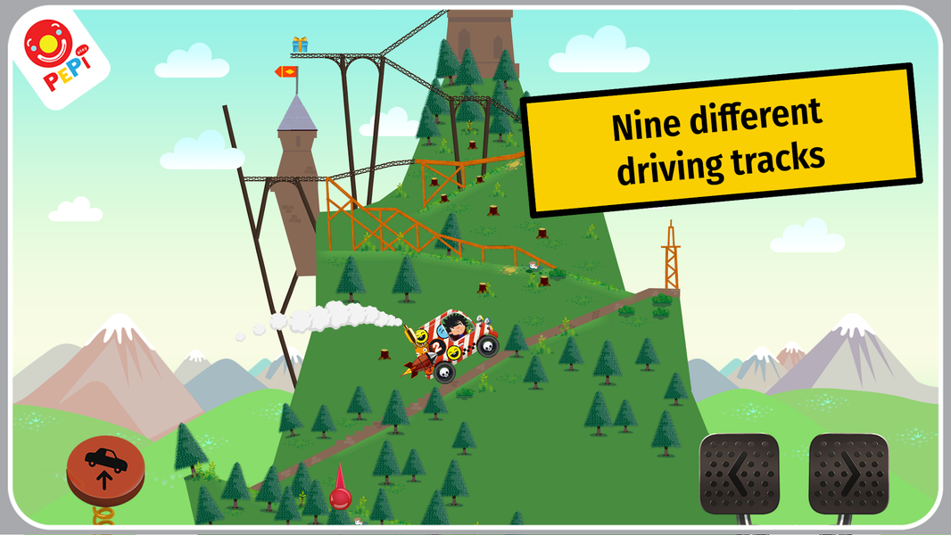 Pepi Ride: fun car racing - عکس بازی موبایلی اندروید