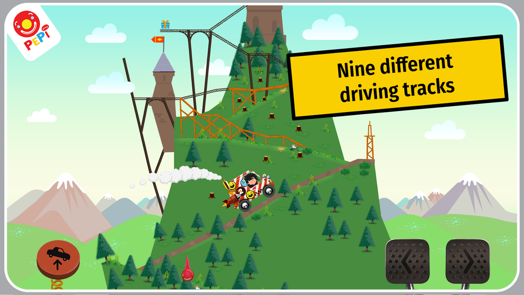 Pepi Ride: fun car racing - Gameplay image of android game