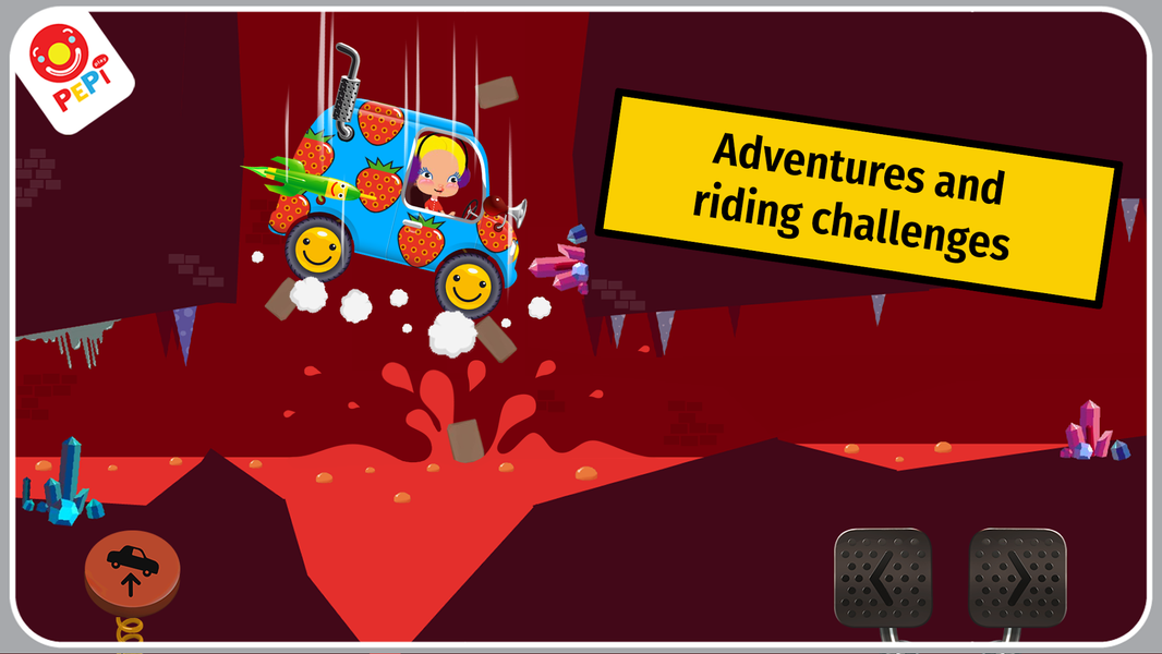 Pepi Ride: fun car racing - عکس بازی موبایلی اندروید
