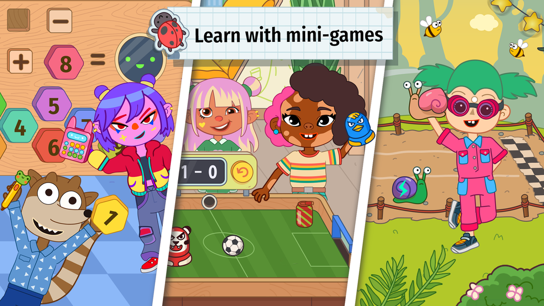 Pepi School: Fun Kid Games - عکس بازی موبایلی اندروید